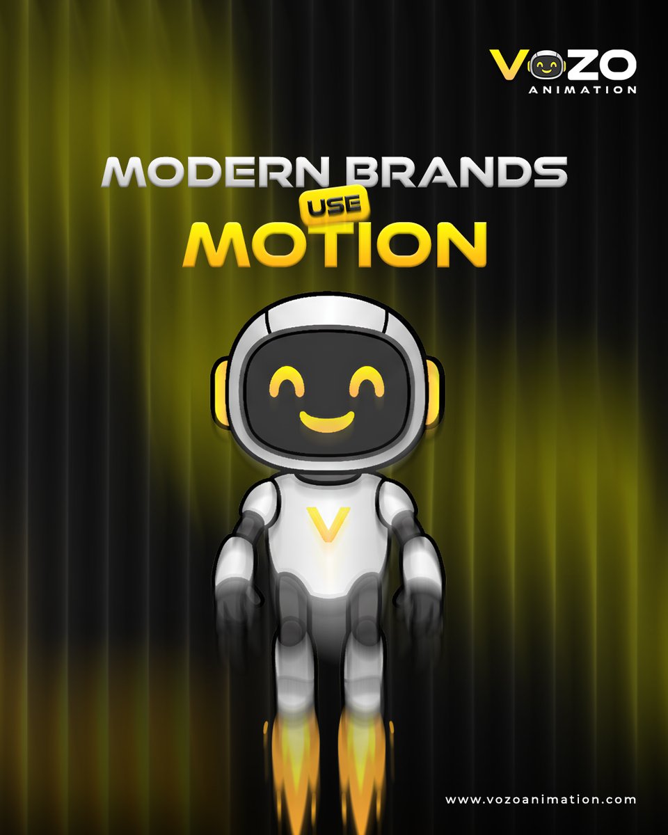 vozoanimation's tweet image. Animation is how digital brands speak.
It captures attention, tells stories faster, and creates emotional connections in seconds.
Motion isn’t optional anymore — it’s essential.
#ModernBranding #AnimationMarketing #DigitalTrends #CreativeContent #BrandStory