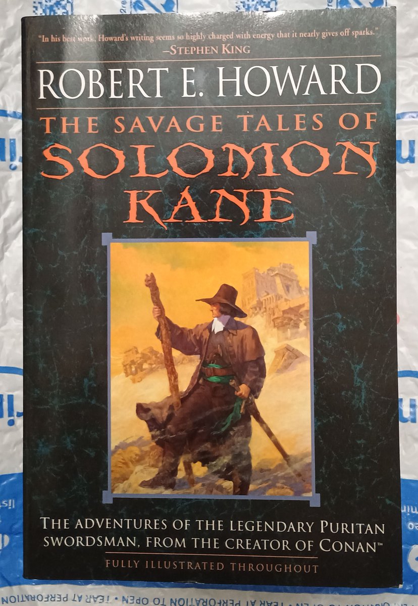 KurouPS4's tweet photo. @razorfist About halfway through this as we speak. I've read all his Conan stuff and bits of his other works, but now it makes me sad that he never got back to Kane. https://t.co/uSm1NW9xQE
