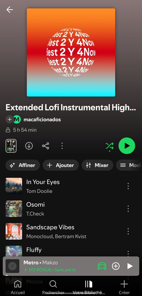 Spotify propose l'une des fonctionnalités les plus originales de 2026 : la génération de playlists grâce à l'IA. Le résultat est superbe!

Élaborez vos critères dans un texte et laissez #Spotify #AI faire le DJ!