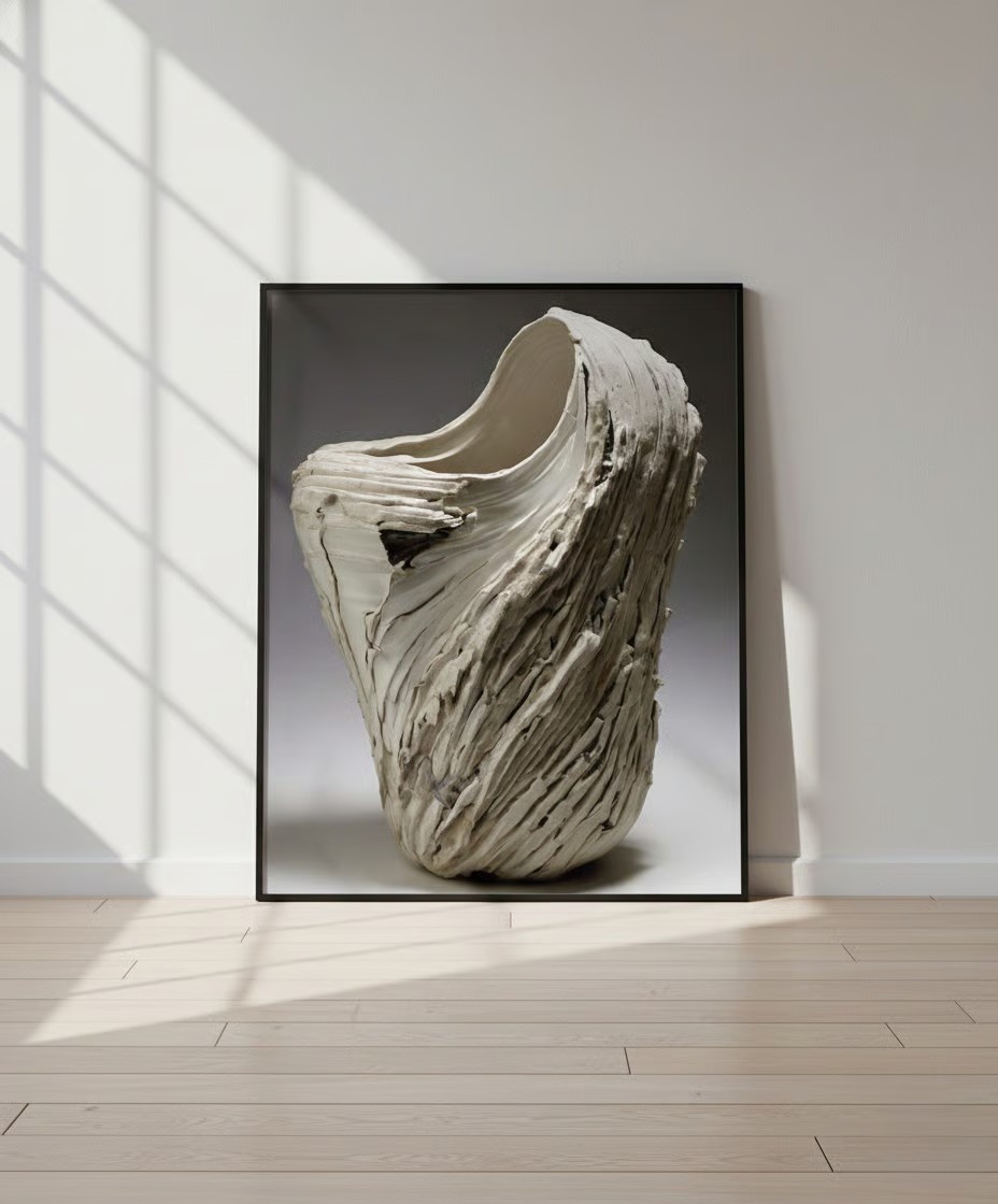 NateHartPrints's tweet image. Form shaped by pressure, time, and restraint.
Embedded Ceramic Vase balances calm interior curves with a rugged, eroded exterior—quiet, sculptural, and deeply tactile.

printsbynatehart.com/b/cLUe8

#SculpturalArt #MinimalistDesign #AbstractForm #ModernDecor #PrintsByNateHart