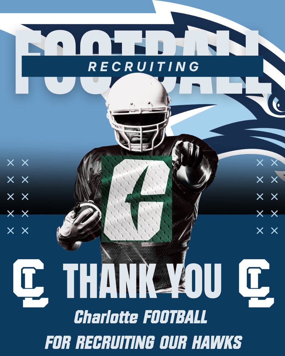 FootballLatin's tweet image. Thank you to
@CharlotteFTBL
and Coach
@CoachBrianMetz
for recruiting our Latin Football Hawks