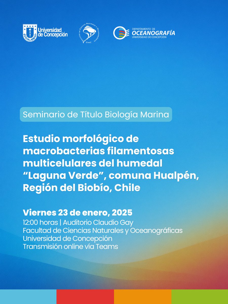 Departamento de Oceanografía UdeC tweet media