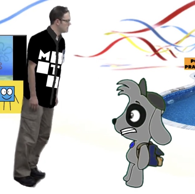 avgn and doki are two entirely different things i never thought id see together in one image