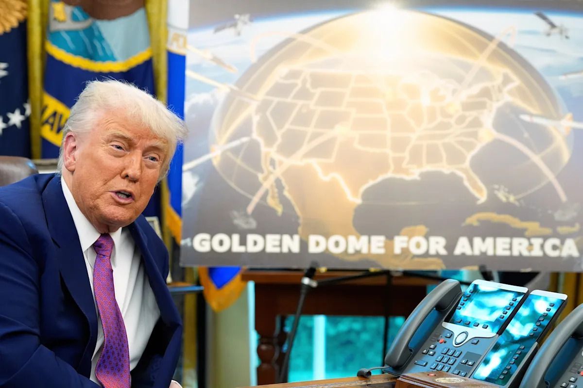 YahooNews's tweet photo. In a hypothetical nuclear war involving Russia, China and the United States, the island of Greenland would be in the middle of Armageddon, AP reports.

The strategic importance of the Arctic territory — under the flight paths that nuclear-armed missiles from China and Russia could take on their way to incinerating targets in the United States, and vice versa — is one of the reasons U.S. President Donald Trump has cited in his disruptive campaign to wrest control of Greenland from Denmark, alarming Greenlanders and longtime allies in Europe alike. https://t.co/i9v4091nM7