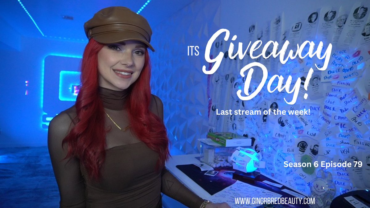 gingrbredbeauty's tweet image. Its the last stream of the week, which means its GIVEAWAY DAY! Come hang out while we roll #Marbles for channel points and degen betting! #live on #twitch in 15 twitch.tv/gingrbredbeauty!
#repost for todays #giveaway!