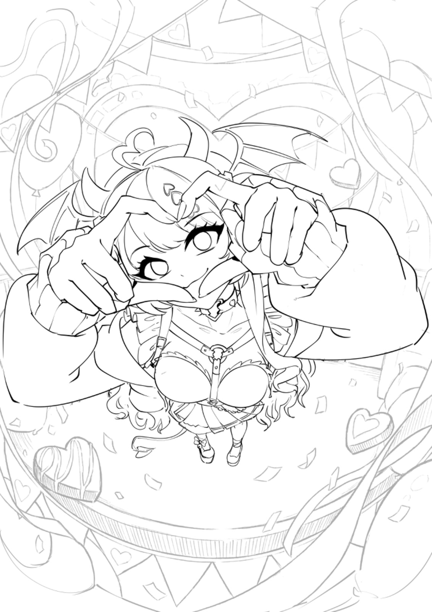 Ready for Valentine?? 💘 <a href="/ironmouse/">ironmouse🇵🇷😈💖</a> is on her way…
#ironmouseart #WIP