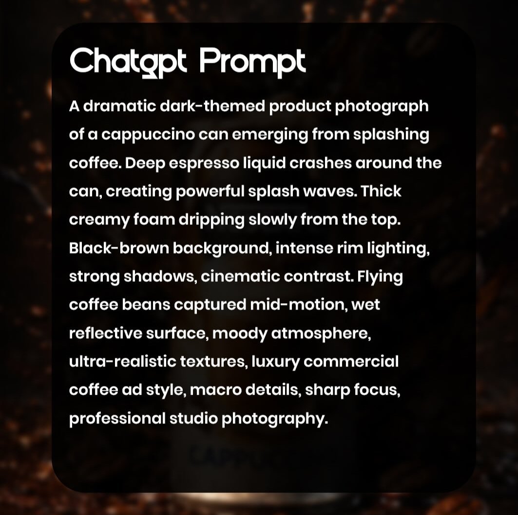 Turn ideas into eye-catching product ads with AI 🚀 Learn AI prompts &amp; design stunning product promotions in minutes.

#AI #AIPrompts #AIDesign #ProductDesign #AIMarketing #AIAdvertising #GenerativeAI #LearnAI #ChatGPT #Midjourney #Branding