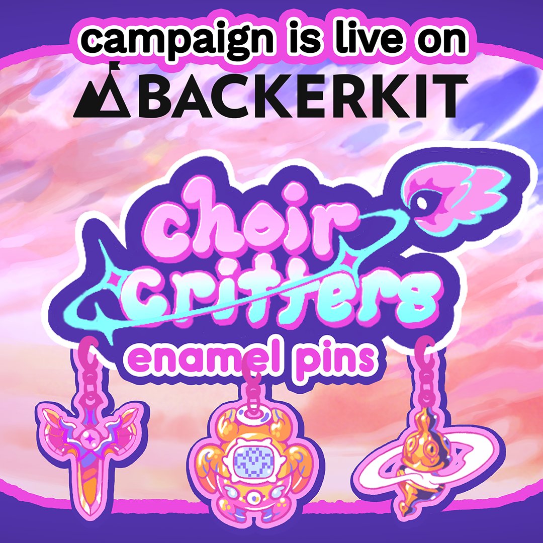 Qesques's tweet photo. 🎺 Choir Critters is LIVE! 🎺

🕊️ Early backers receive a Perfectly Normal Pigeon pin for FREE!
🐭 Previous backers get an Angel Mouse hanging charm gift!

🗳️ There’s a poll up now to decide which 3 Purrincipality variants unlock first!

🎼 Link in bio to back!

#creepycute https://t.co/cRPS0U4W46