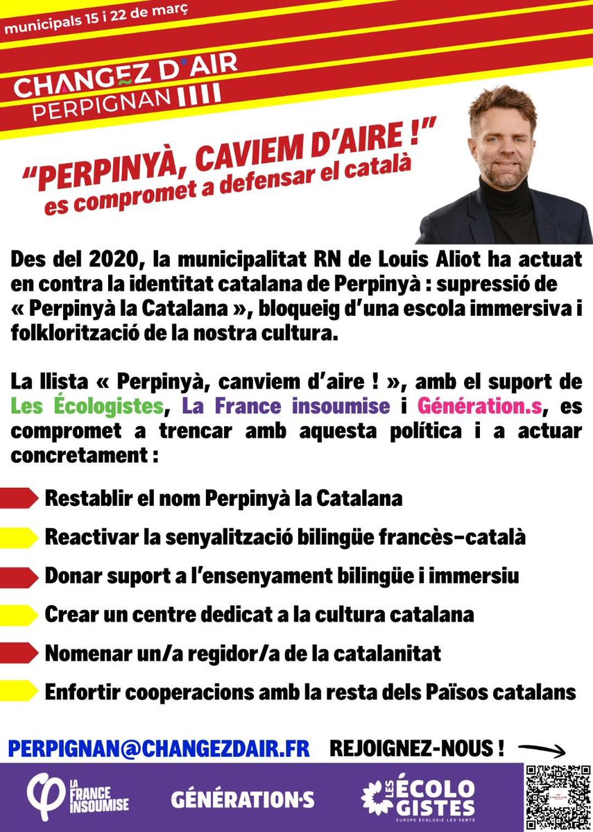 Els Verds comencen la campanya per s les eleccions locals de "
Perpinyà, en la nostra llengua