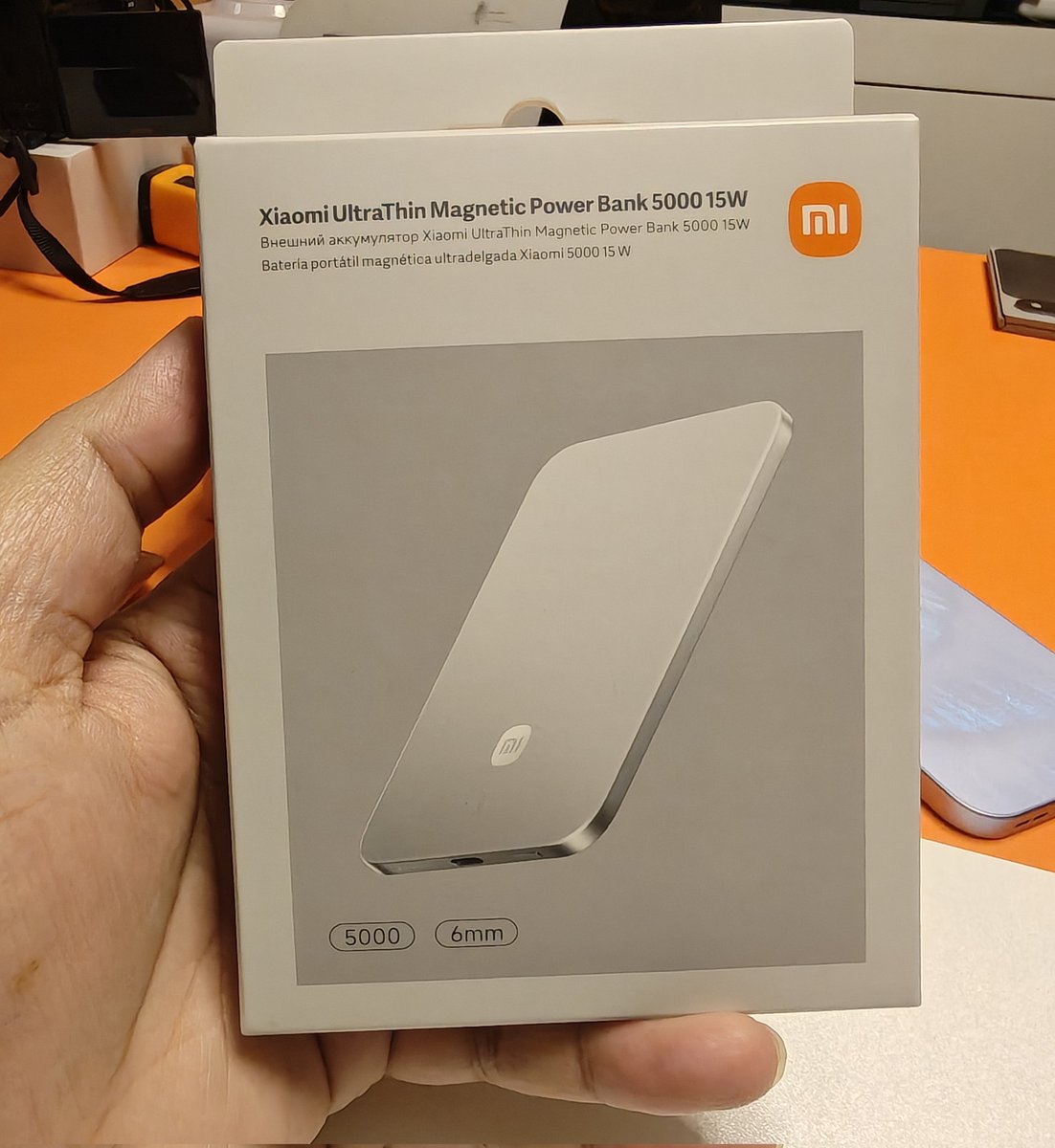 KaroulSahil's tweet image. Xiaomi Ultrathin Magnetic Powerbank 5000mAh is here , Just 6mm
