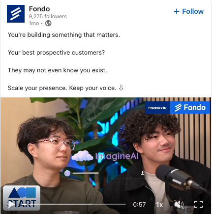 For early-stage founders, traditional media often isn’t an option. Founder-led channels have changed the game.

In my latest Angle piece, I break down how <a href="/imagineagi/">Imagine AI (YC F25)</a>  founders <a href="/skygodkingdom/">Sky Yang</a> and <a href="/neo_lky/">neo</a> built brand awareness by pitching <a href="/thestartpod/">Start</a>, <a href="/Fondocom/">Fondo.com</a>’s weekly