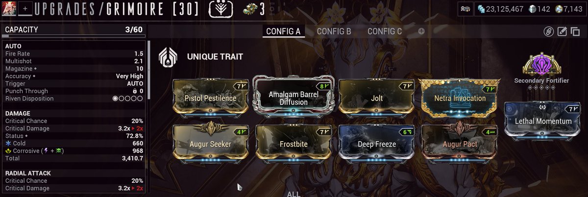 MrBoziniLive's tweet photo. @DeltyThe73rd Personally, I'm just using the most strength I possibly can, 400+ with my 4 active + Roar. works great in basically everything. Weapons being Acceltra (For tenacious bond crit) Grimoire for the invocation, Praedos for Movement + Melee careen freeze roll. https://t.co/Oe1cXDyWR8