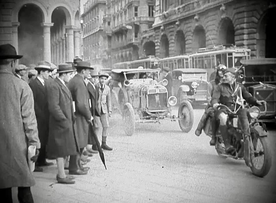 1926-1927 From Aloha Wanderwell’s Adventure Lecture Series film. Great photo of Captain Walter Wanderwell with Aloha’s sister “Miki” on the back of Cap’s Indian Scout motorcycle. Aloha driving #2, her legendary Model T Ford. Amazing World Adventures.

AlohaWanderwell.com
RDT