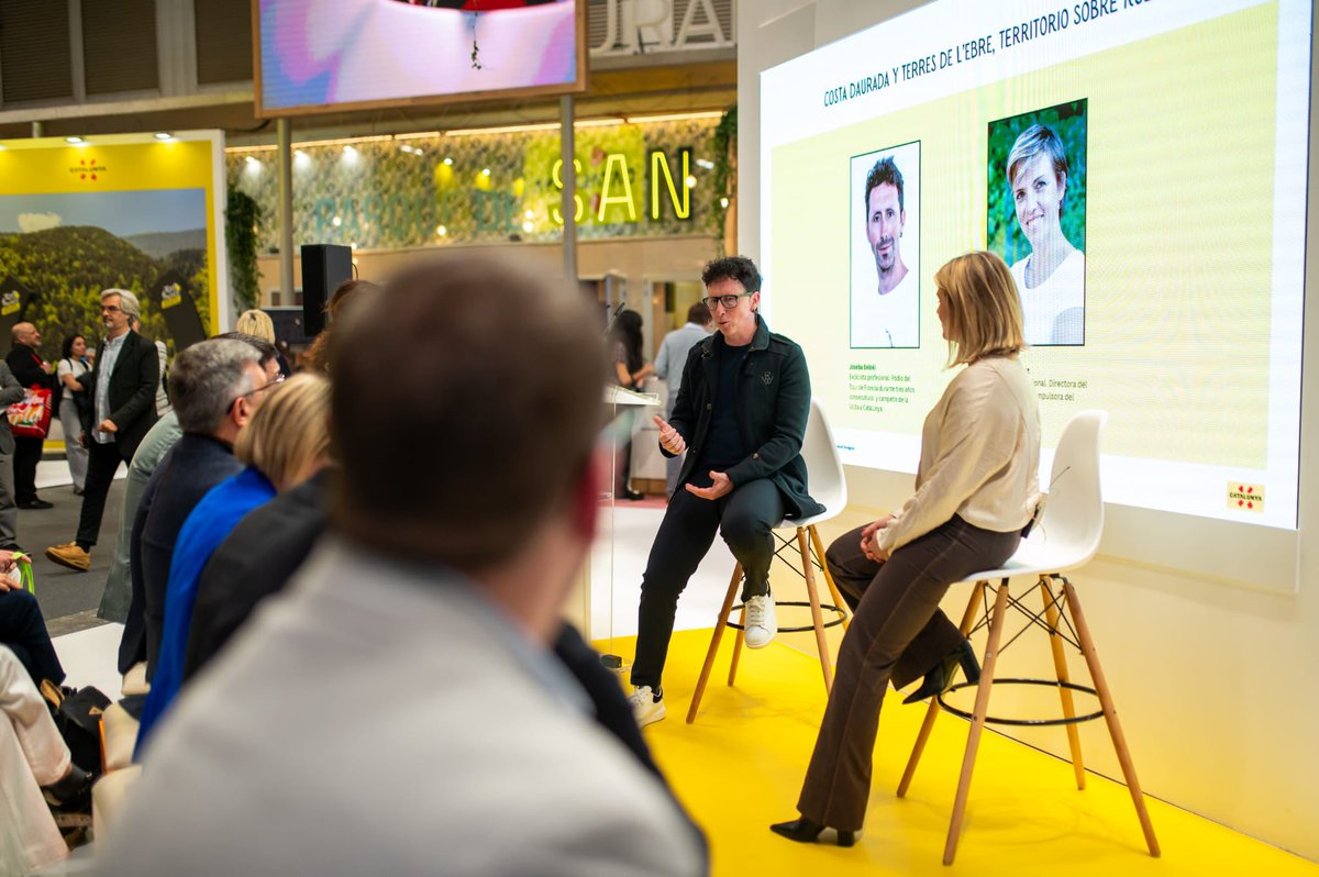 Dipta_cat's tweet image. 🚴 La Costa Daurada i les Terres de l'Ebre es presenten a FITUR com a destinacions cicloturístiques de primer nivell.

👉🏻 El Tour de França, La Vuelta, la Volta Ciclista a Catalunya i la Clàssica de les Terres de l'Ebre han protagonitzat l'acte.