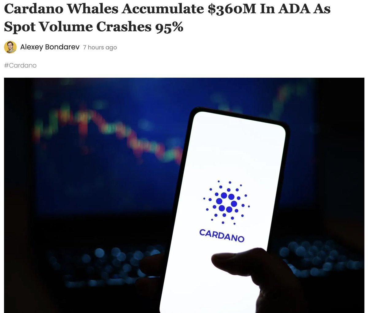 Cardano whales are buying more $ADA