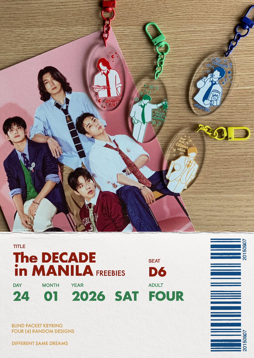 저, 혹시 꿈을 찾고 있나요? 🚍🍀🤍✨

very very limited 🙇🏻‍♀️ will be randomly giving these out this saturday! 

#The_DECADE_MANILA #TheDECADEinManila