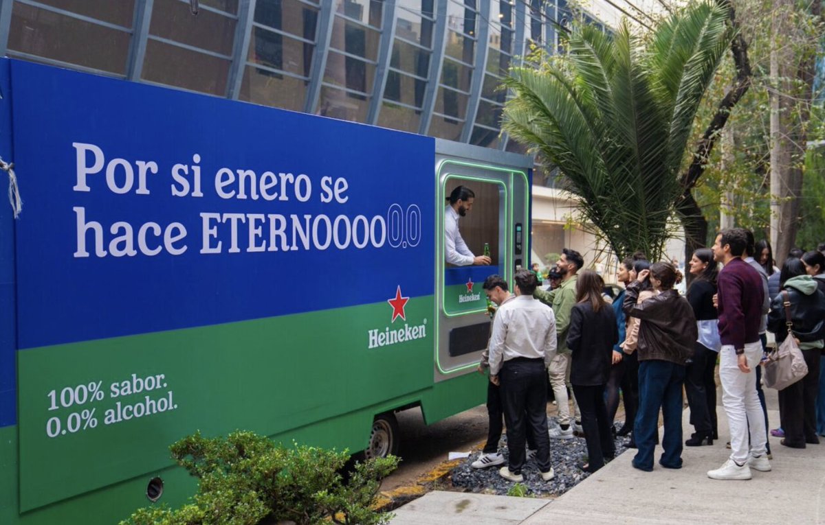 ¿Qué tal eh? <a href="/Heineken_MX/">Heineken MX</a>  0.0 da el primer paso.

“Dry Beerboard nace de algo que todos sentimos en enero: Queremos acompañar ese momento con una opción sin alcohol y con gran sabor”.

¿Tú la probarías? 100% sabor 0.0% alcohol 🍻