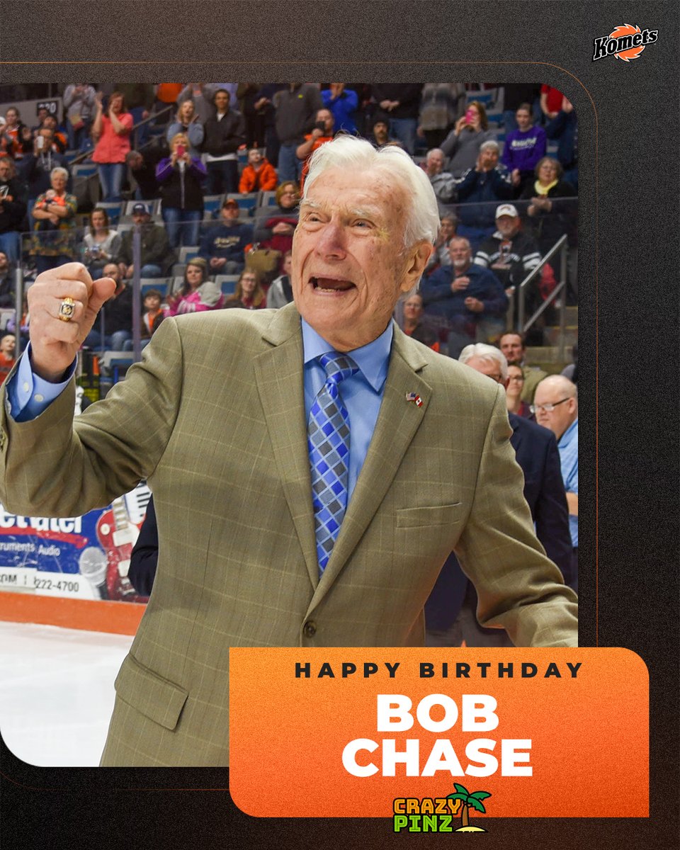 Bob Chase would have been 100 today - happy birthday to the all-time Komet legend!