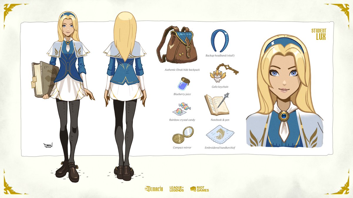 Spideraxe30's tweet image. His Lux concepts are always fire from Legends of Runeterra to Demacia Rising