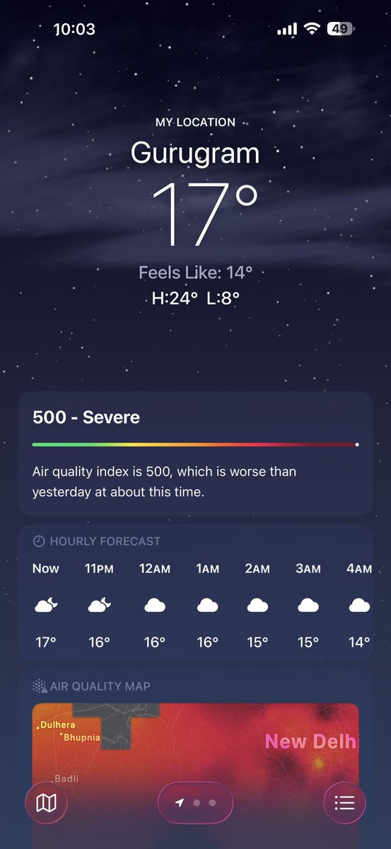 ykartikay14's tweet photo. Gurugram is currently facing the worst air crisis in its history, the AQI is above 500 but still the Government of India and the Government of Haryana is not taking any extreme measures to solve the issue.

#Pollution #Aqi #needanswers https://t.co/NCOouxsNsj