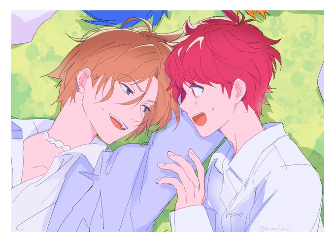 周年 こうなってる🦊と🌸いる 