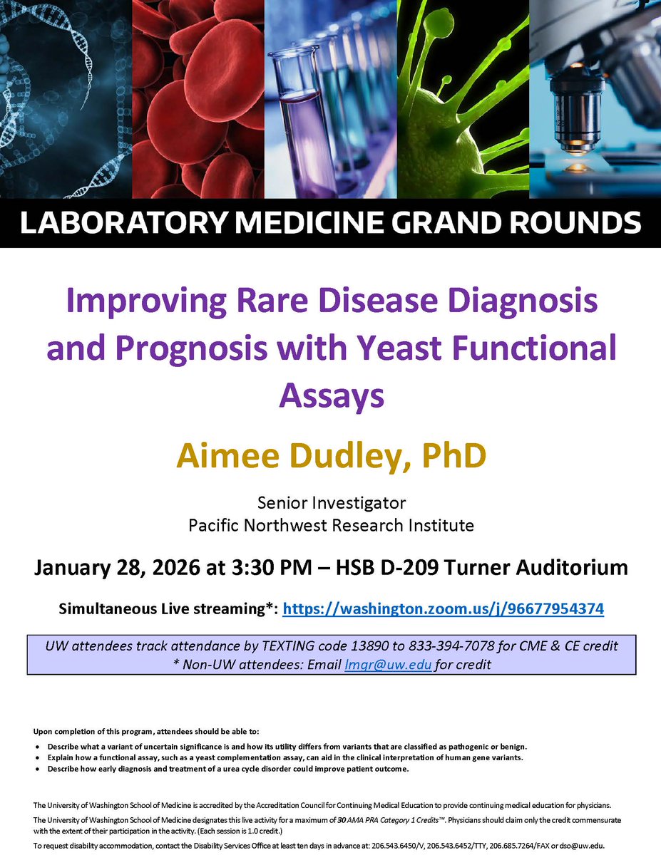 UW Dept. of Laboratory Medicine and Pathology 🔬 tweet media