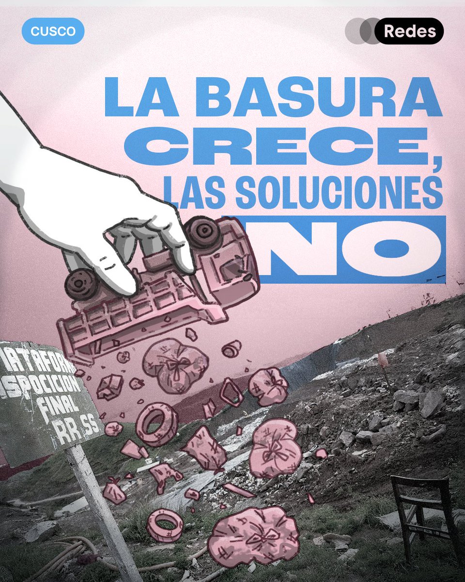 En Cusco, la basura crece cada año.  En 2025, solo en la ciudad, se genera hasta 500 toneladas de basura cada día (Minam, 2024).

A veces sentimos que con que el camión se la lleve ya está. Eso es lo visible: la ciudad se limpia. Pero el problema no desaparece. Lo invisible es lo