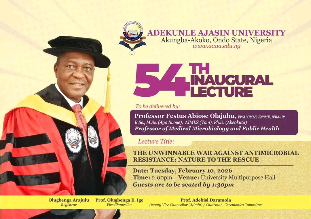 Adekunle Ajasin University, Akungba-Akoko (AAUA) tweet media