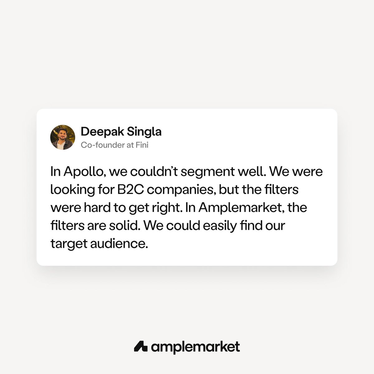 Amplemarket tweet media