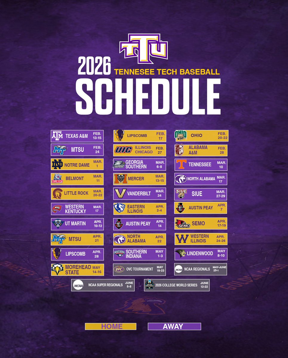 Tennessee Tech ⚾️⚾️ tweet media