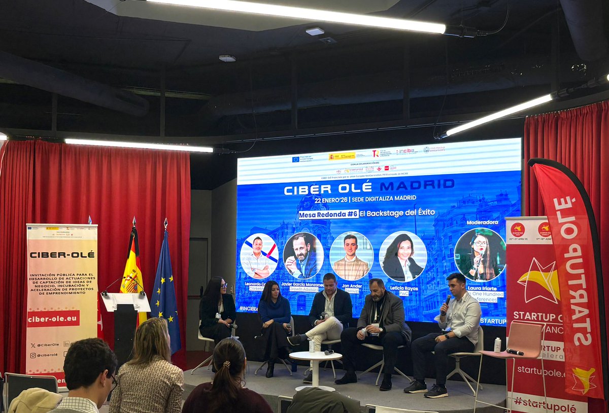 Arranca la mesa redonda 6: ‘El Backstage del Éxito’ moderada por Laura Iriarte Zabalaga, presentadora del Podcast 'Impact Talks'. Participa Leonardo Casado Delgado, Javier García Manzanedo, Jon Ander Merodio y Leticia Rayas, PwC's Accelerator Manager &amp; Startup Mento.