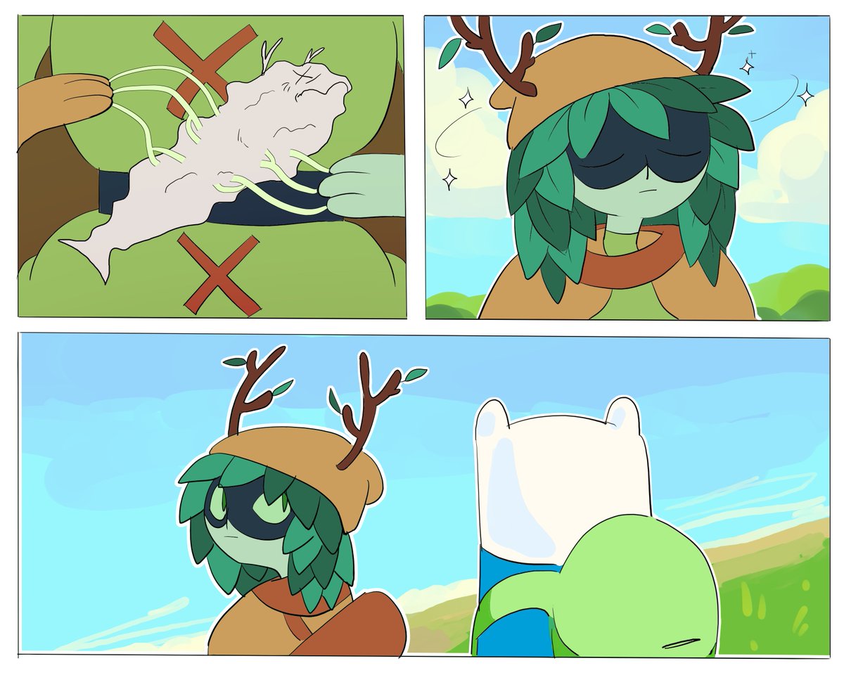 Nala_Kailani's tweet image. 1/2.

I DID IT. It was painful and long, but I did it. Very stupid comic, I don't know how I generate it. Huntress Wizard and Finn one more time!

#fionnaandcake #finntress #adventuretime