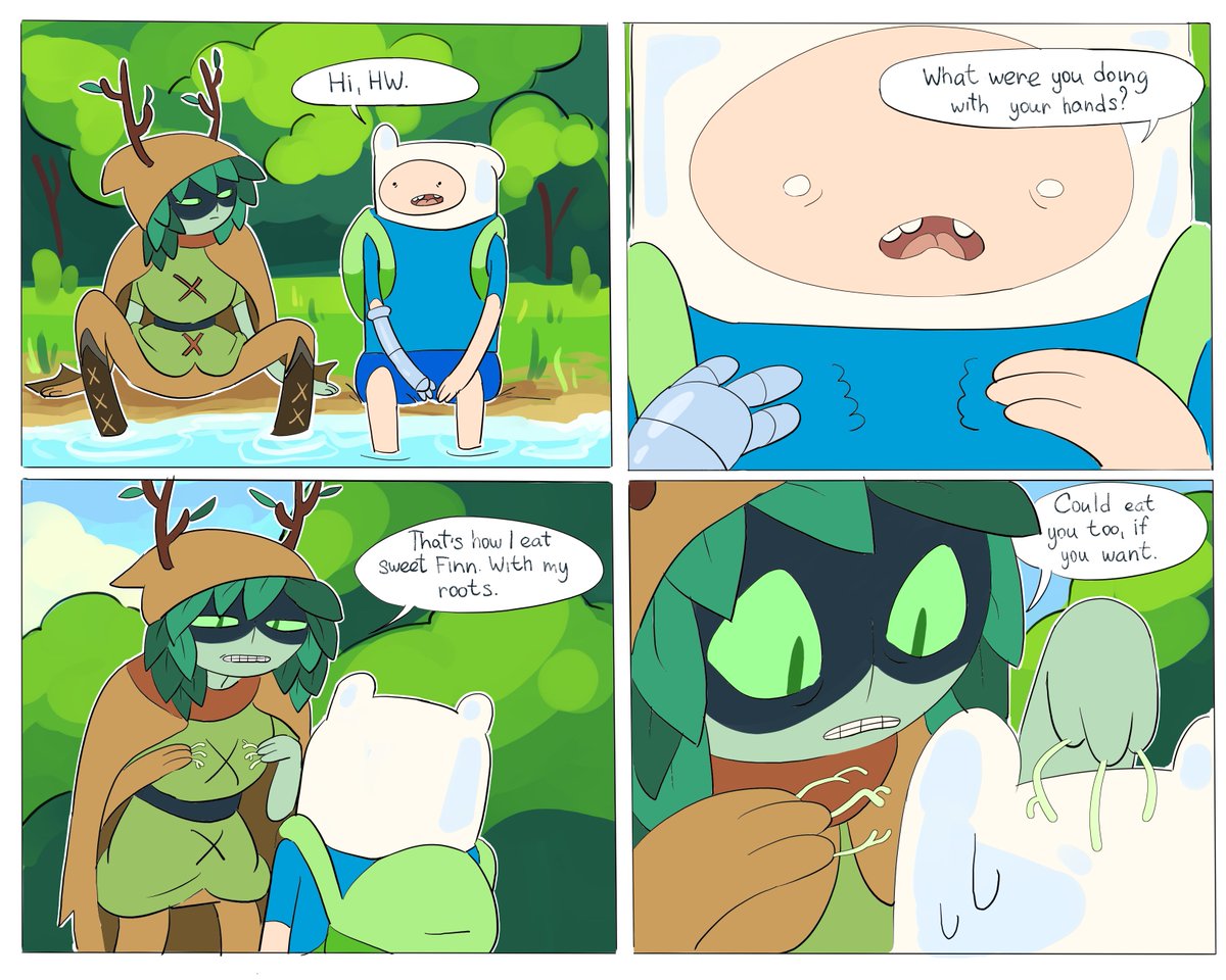 Nala_Kailani's tweet image. 1/2.

I DID IT. It was painful and long, but I did it. Very stupid comic, I don't know how I generate it. Huntress Wizard and Finn one more time!

#fionnaandcake #finntress #adventuretime