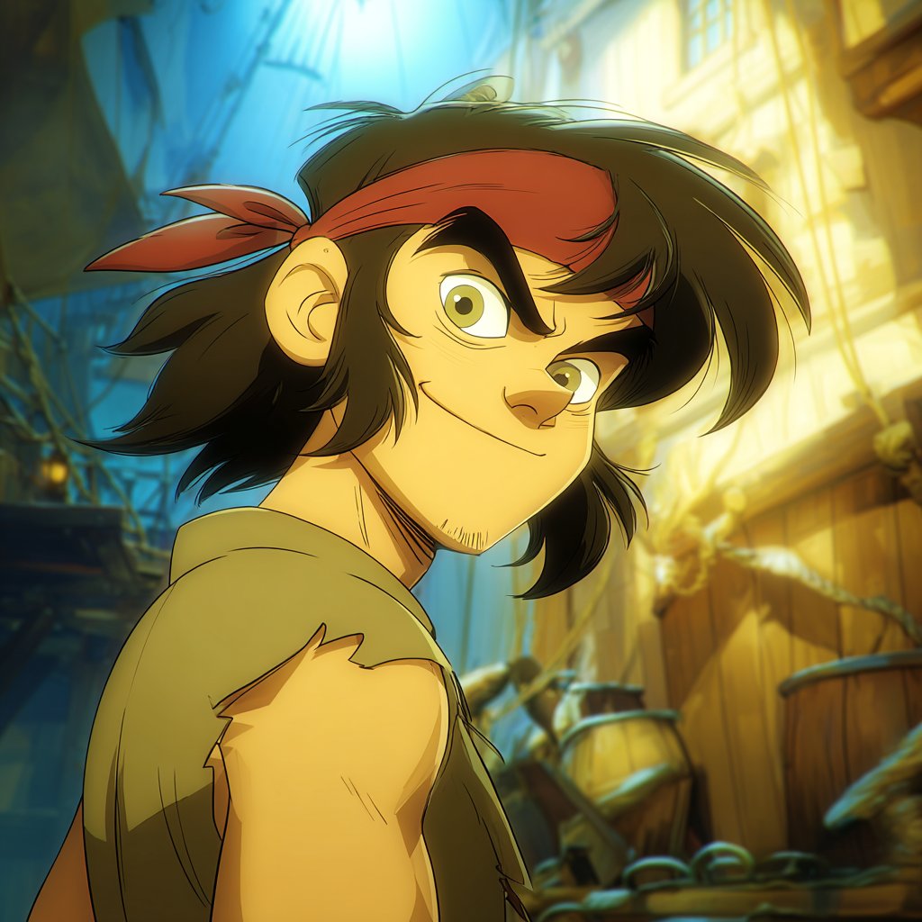 Cartoon portrait style samples