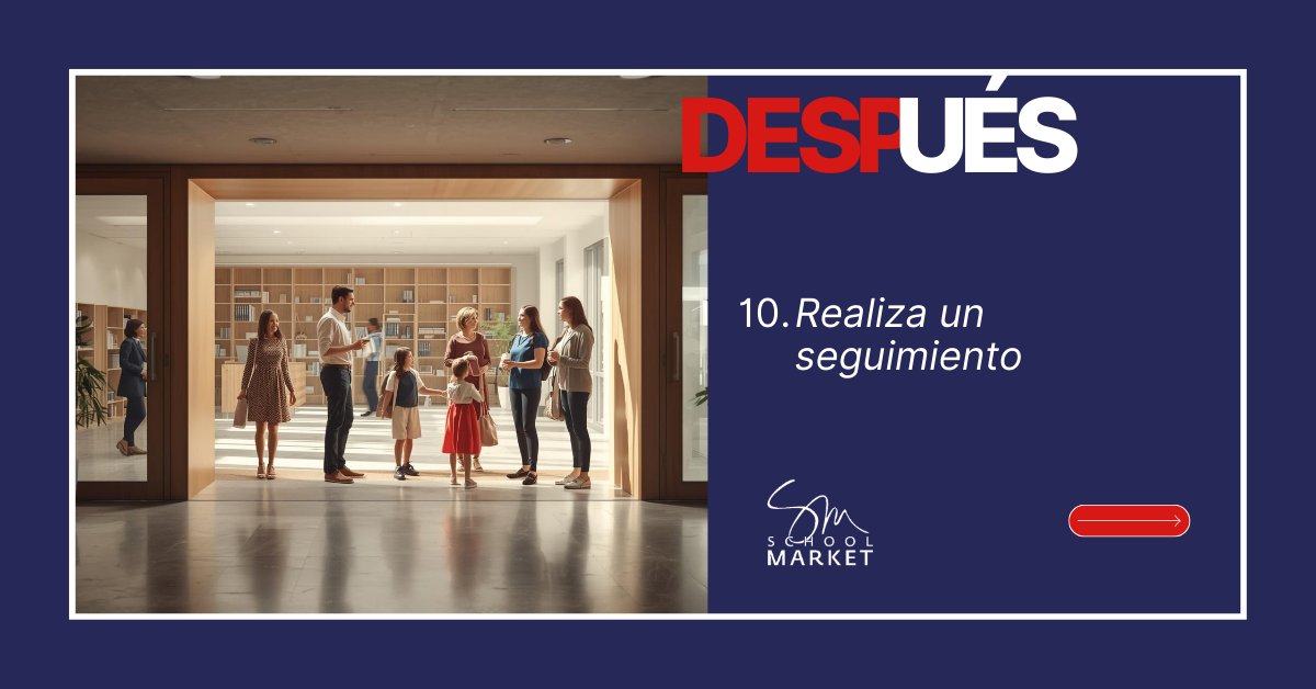 Para que las jornadas de puertas abiertas tengan garantía de 💯 éxito, <a href="/Vic_Nunez_/">Víctor Núñez</a> ofrece una serie de tips que nos permitirán organizarlas de manera que alcancemos los resultados esperados 🔝 .

schoolmarket.es/mandamientos-j…

#marketingeducativo #jornadasdepuertasabiertas #openday