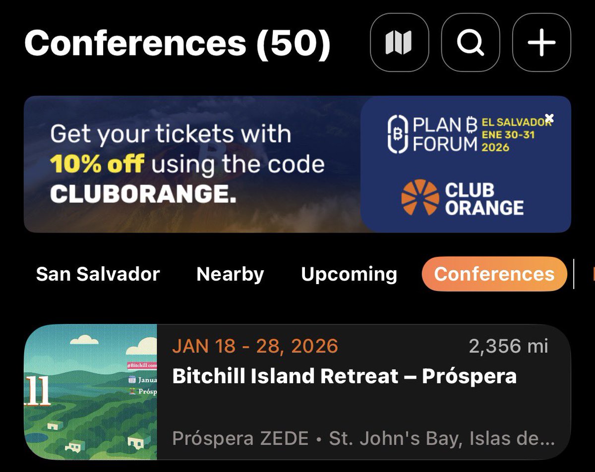 I remember when I got into bitcoin (2018) there were only 2/3 conferences a  year. There is a Bitcoin conference every week now. Higher.