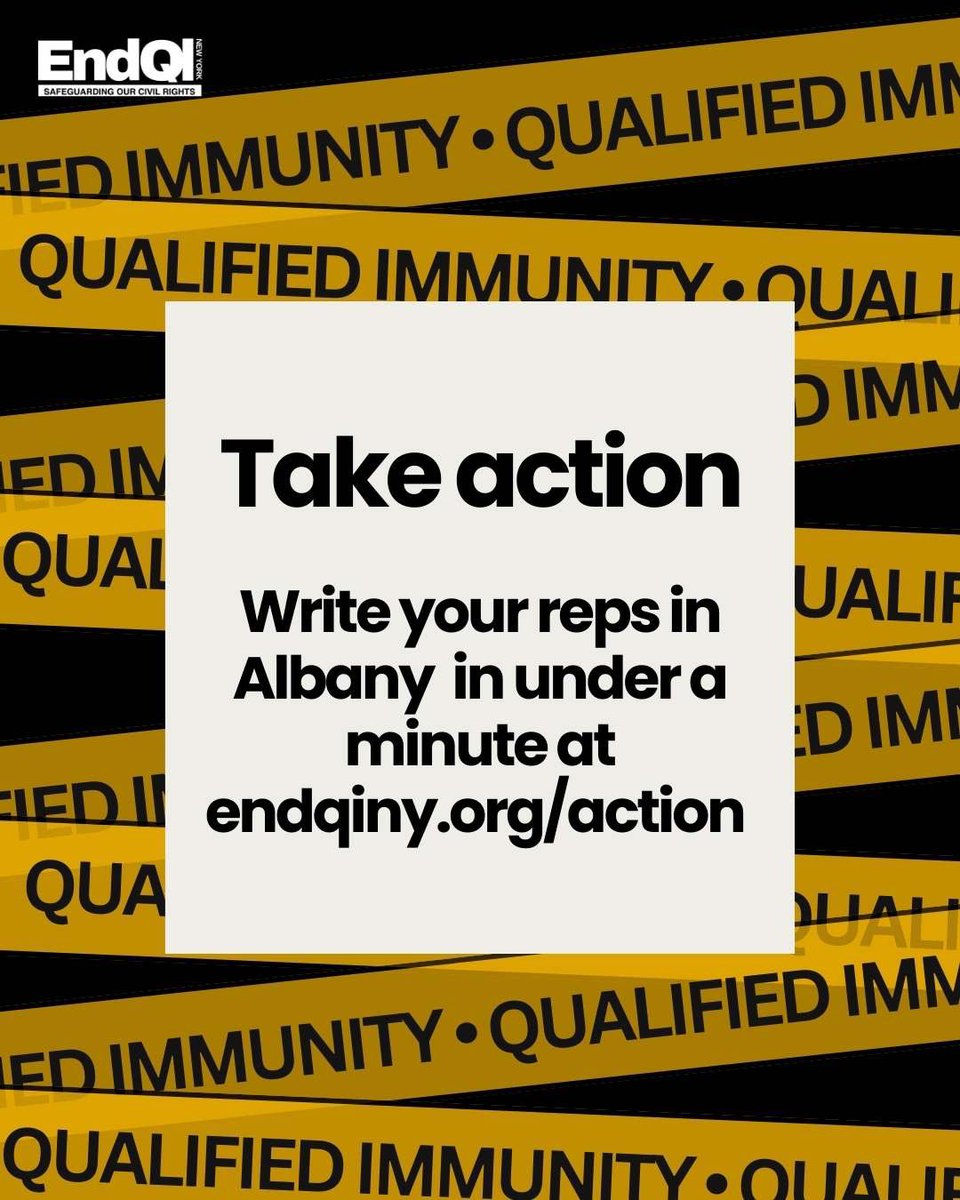 End Qualified Immunity in NY tweet media