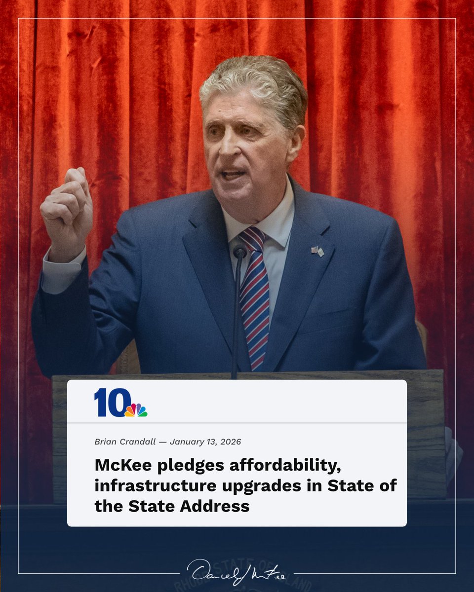 Governor Dan McKee tweet media