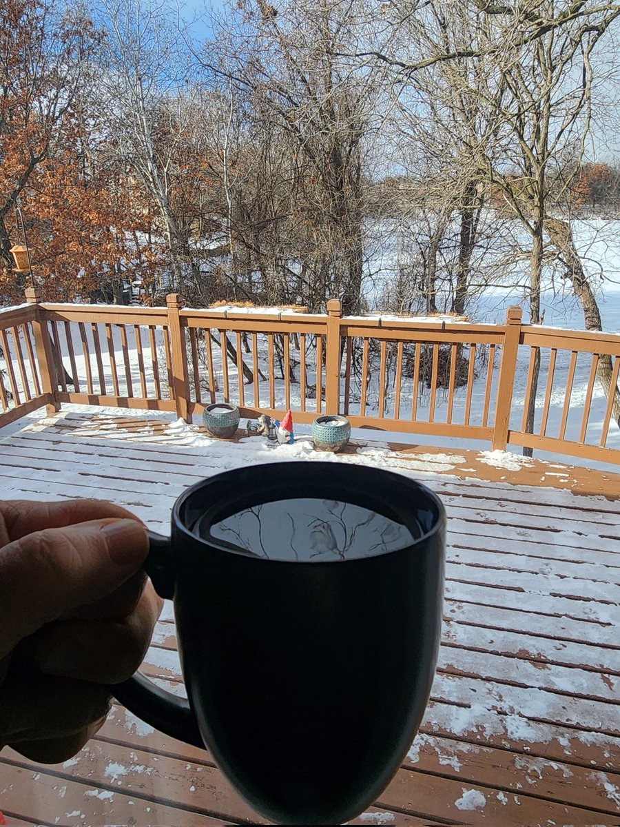 Good morning! Right now it's 20 below with the wind chill. Stay safe and warm! ☕️

#cold #morning