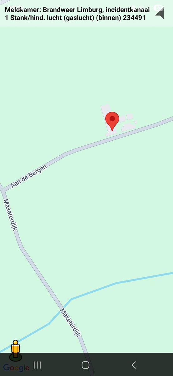 Gaslucht binnen in Heythuysen