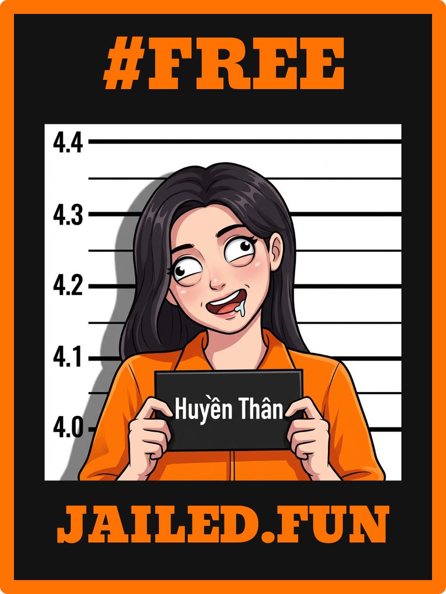 huyenthans1's tweet photo. i got life sentence 😭💀

moving into @Jaileddotfun soon

[ drop your mugshot here👇] https://t.co/Hq54TOfXkZ