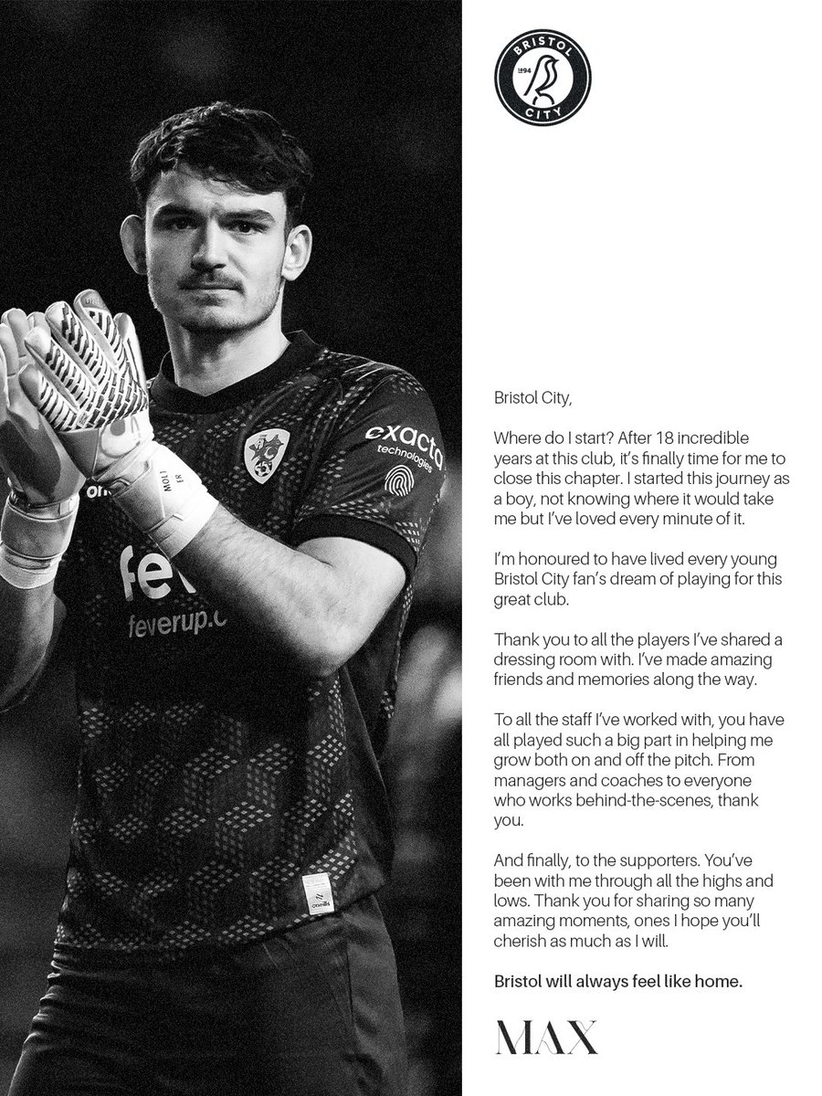 BristolCity's tweet photo. A message from Max O'Leary. ❤️ https://t.co/hqg6frCcLU