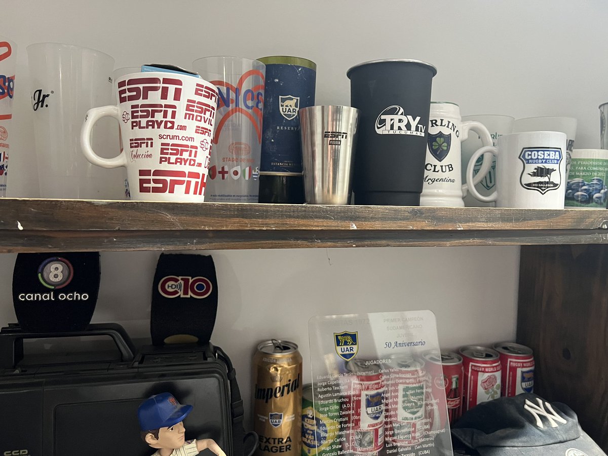 Ya está el Vaso de TRY TV en el Museo. Muchas Gracias <a href="/FelixCerrutti/">Felix Cerrutti</a> por el regalo. 👌💪🏻🤗