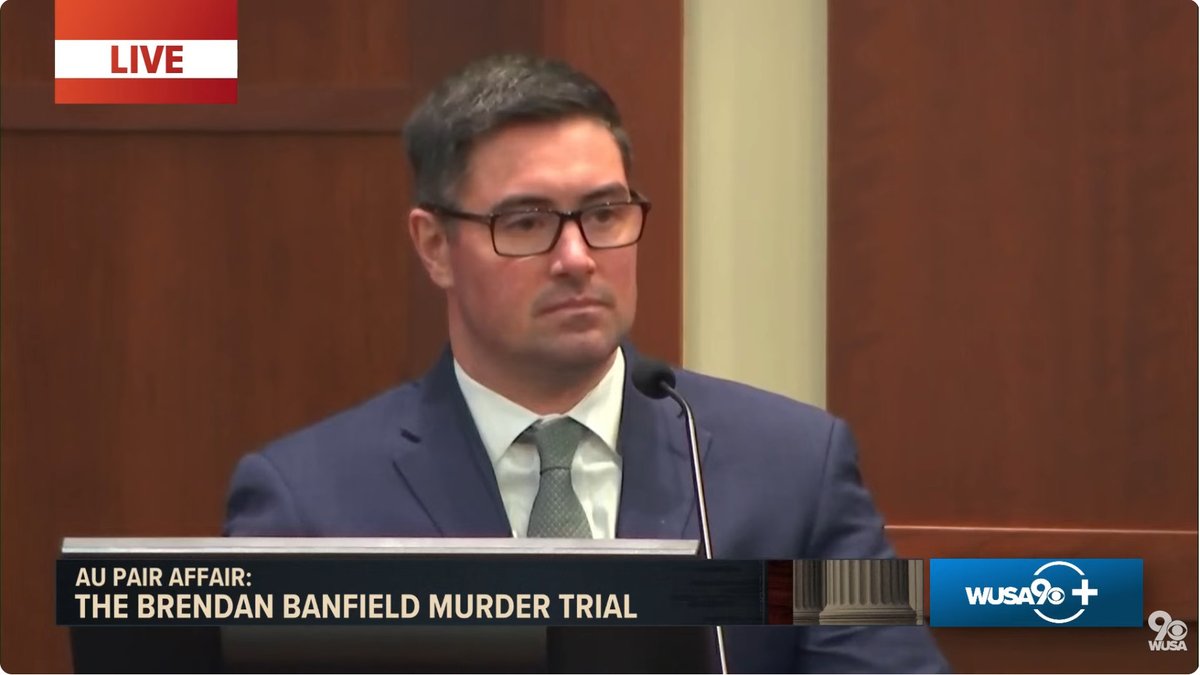 Romeo__NoVa's tweet photo. Disgraced former Commander of Major Crimes at @FairfaxCountyPD takes the stand in the Brendan Banfield trial. #FCPD #Fairfaxcountypolice #Bradylist https://t.co/8yj7IC8z5z