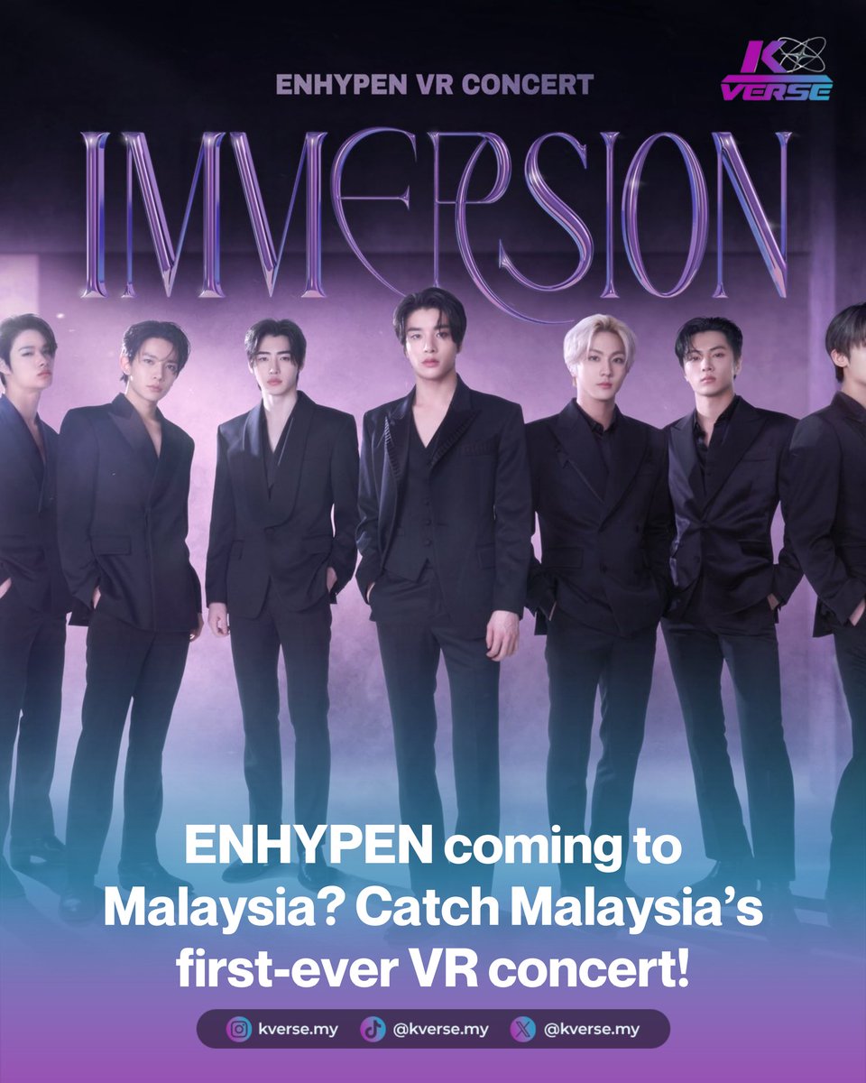 kverseMY's tweet image. ENHYPEN’s coming to Malaysia soon? 👀🇲🇾

Psst… heard that 1st Feb comes with extra inclusions &amp;amp; exclusive activities 🤫✨
ENGENEs, book your tickets before it’s sold out!

#ENHYPEN #KVerseMY #ENGENE #Kpop #Malaysia