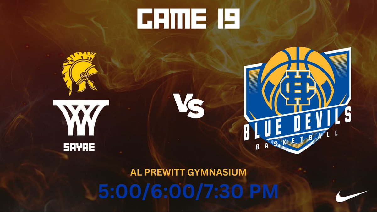 HCBluedevilsMBB's tweet image. GAME DAY!! Your Blue Devils are back at home with another District match up!
Game 19   
📅1/22  
🆚Sayre  
📍Henry Clay Al Prewitt Gymnasium
🕢Triple header- 5:00/6:00/ 7:30PM 
📺NFHS Network
🎟️Admission at door