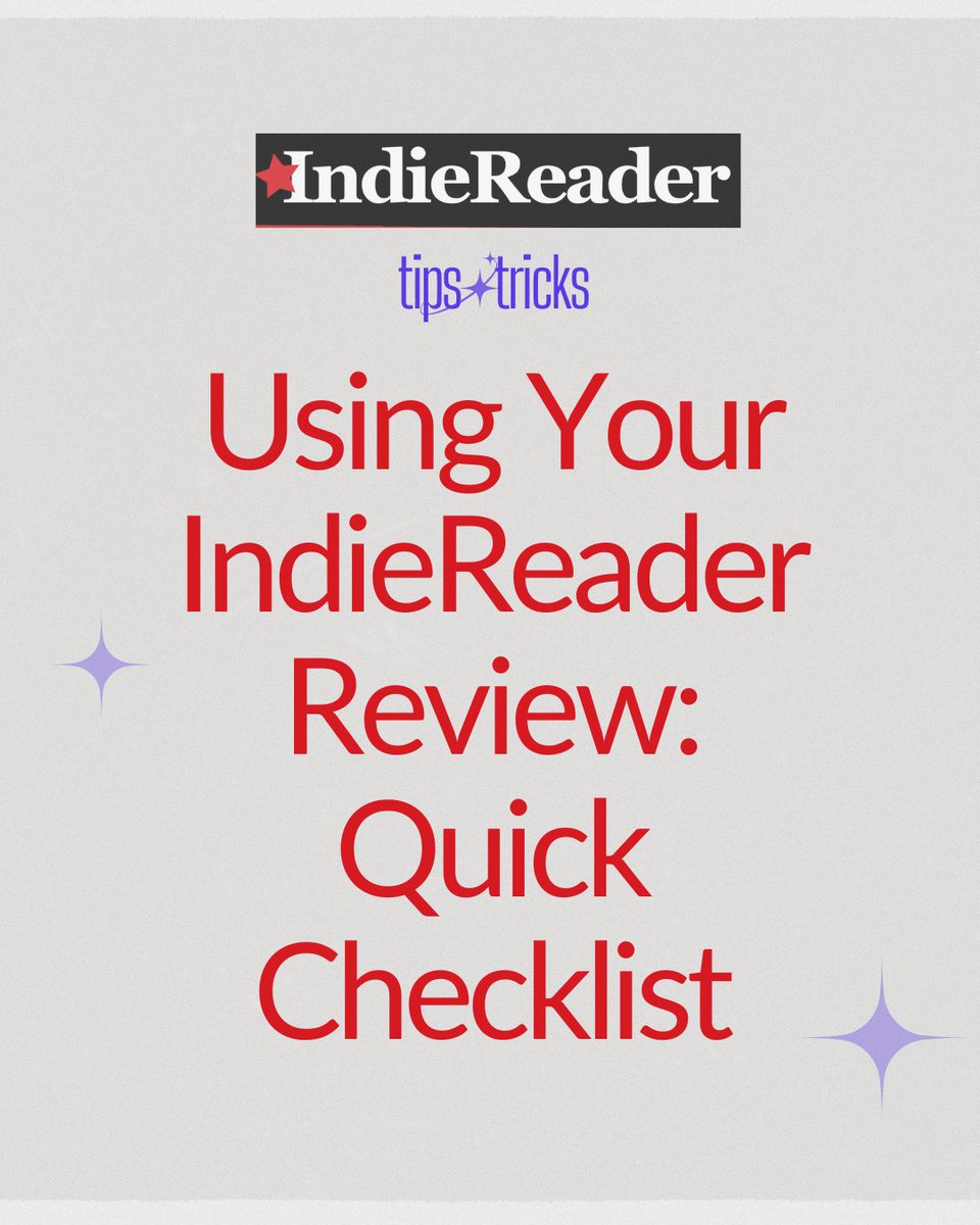 IndieReader's tweet image. Once your IndieReader review goes live, the next question is usually simple: Now what?

Read on for a checklist designed to help you use your IndieReader review effectively: loom.ly/bE5dwsw

#IndieReader #IRTips #IndieBooks #IndieAuthors #IndiePublishing