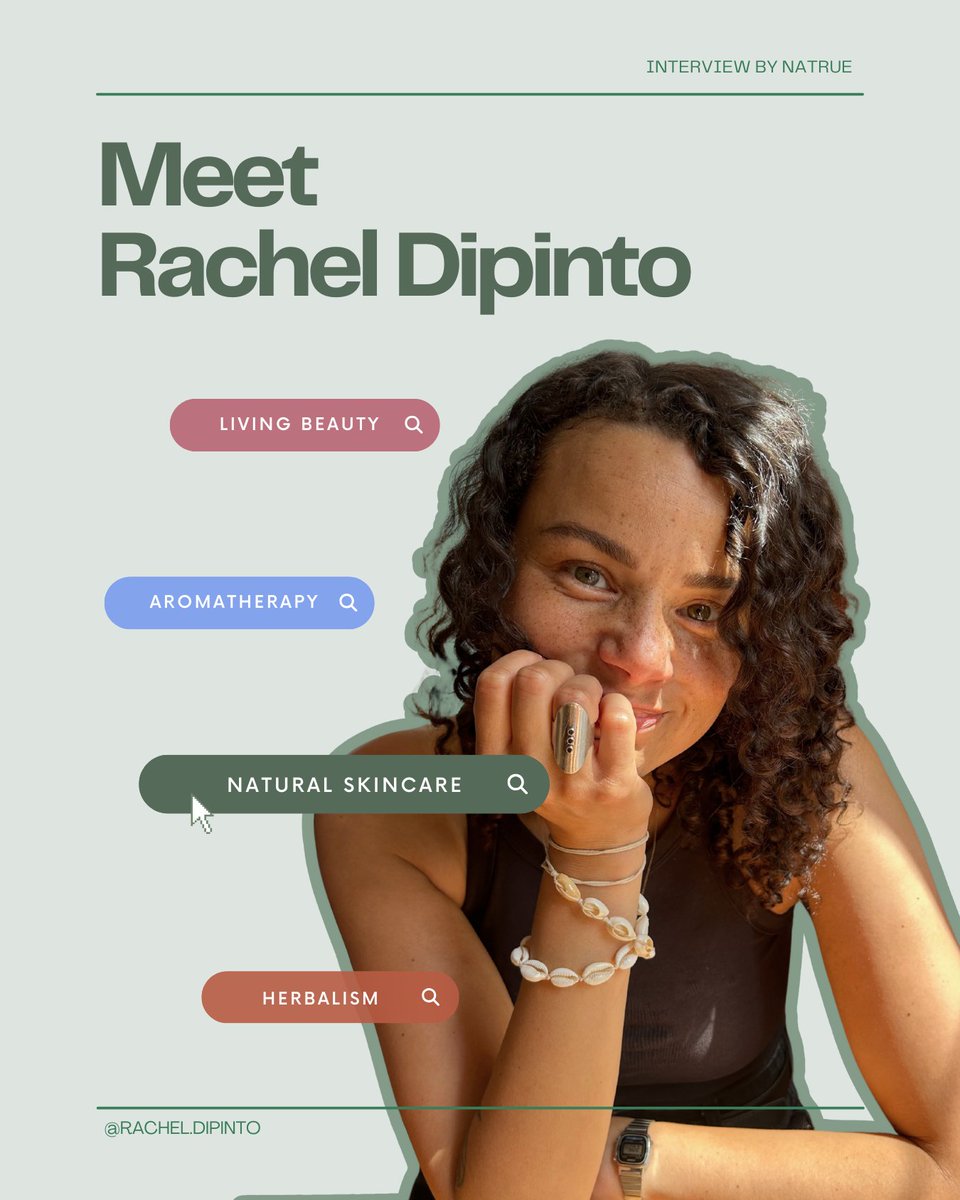 NATRUE's tweet image. What does Living Beauty really mean? 🌿
We spoke with Rachel DiPinto about plants, #skin and science — and how they come together in #naturalskincare!

👉 Full interview:
 🔗natrue.org/living-beauty-…

📲 Also on Instagram: instagram.com/p/DTztnSyjFNe/…