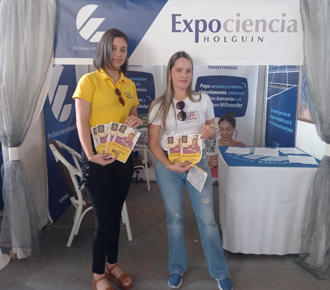 👉Participa La División Territorial de ETECSA en #Holguín en Feria de Innovación Expociencia 2026 en su edición XVII. El espacio es oportuno para promocionar el sitio de Páginas Amarillas de ETECSA.