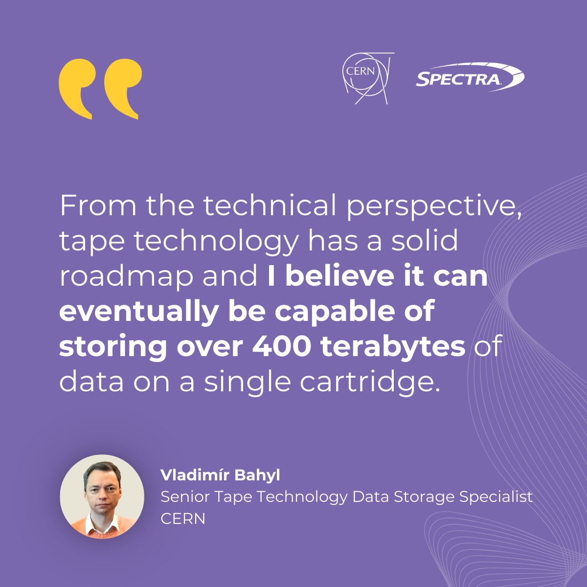 spectralogic's tweet image. Recently, @CERN’s data storage team hit a major milestone: storing 1 exabyte of data on tape. Read the blog to how CERN’s storage expert, Vladimir Bahyl, plans to manage this vast dataset on tape-based infrastructure. 👇

sl.spectralogic.com/4a7tPZH

#DataStorage #Exascale